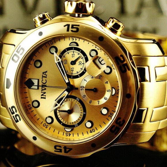 New Invicta 18k Professional Diver Men's Watch! w/ box - Picture 6 of 7